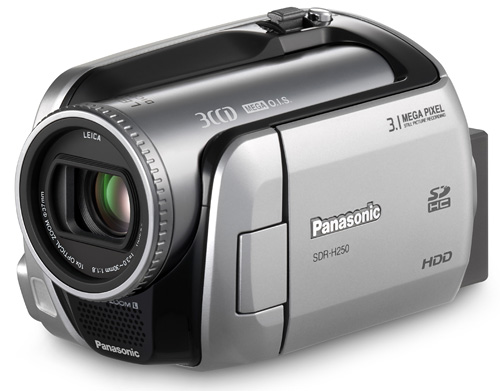SDR-H250E    30GB SD/HDD Hybrid Camcorder     Panasonic  Accesorios y repuestos