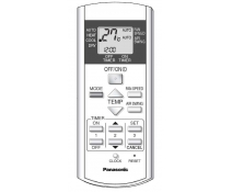 CWA75C2614, Mando distancia  PANASONIC (=CWA75C2854) para modelos:CS-PW18DKE