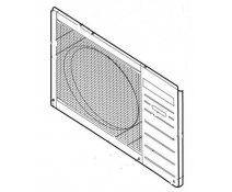 CWE06K1043  Panel frontal aire acondicionado unidad exterior Panasonic  CU-RE18JKE