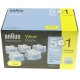 81662201 CCR5+1 PACK DE 5+1 RECAMBIOS DE LÍQUIDO LIMPIADOR BRAUN SERIES 3, 5, 7 ; 340, 8991, 570CC, 395CC, 799CC-6 WET&DRY, 7893S, 760CC, 390CC, 5897