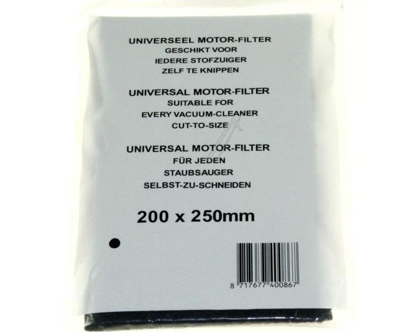 340929  Filtro motor de aspiradora universal recortable