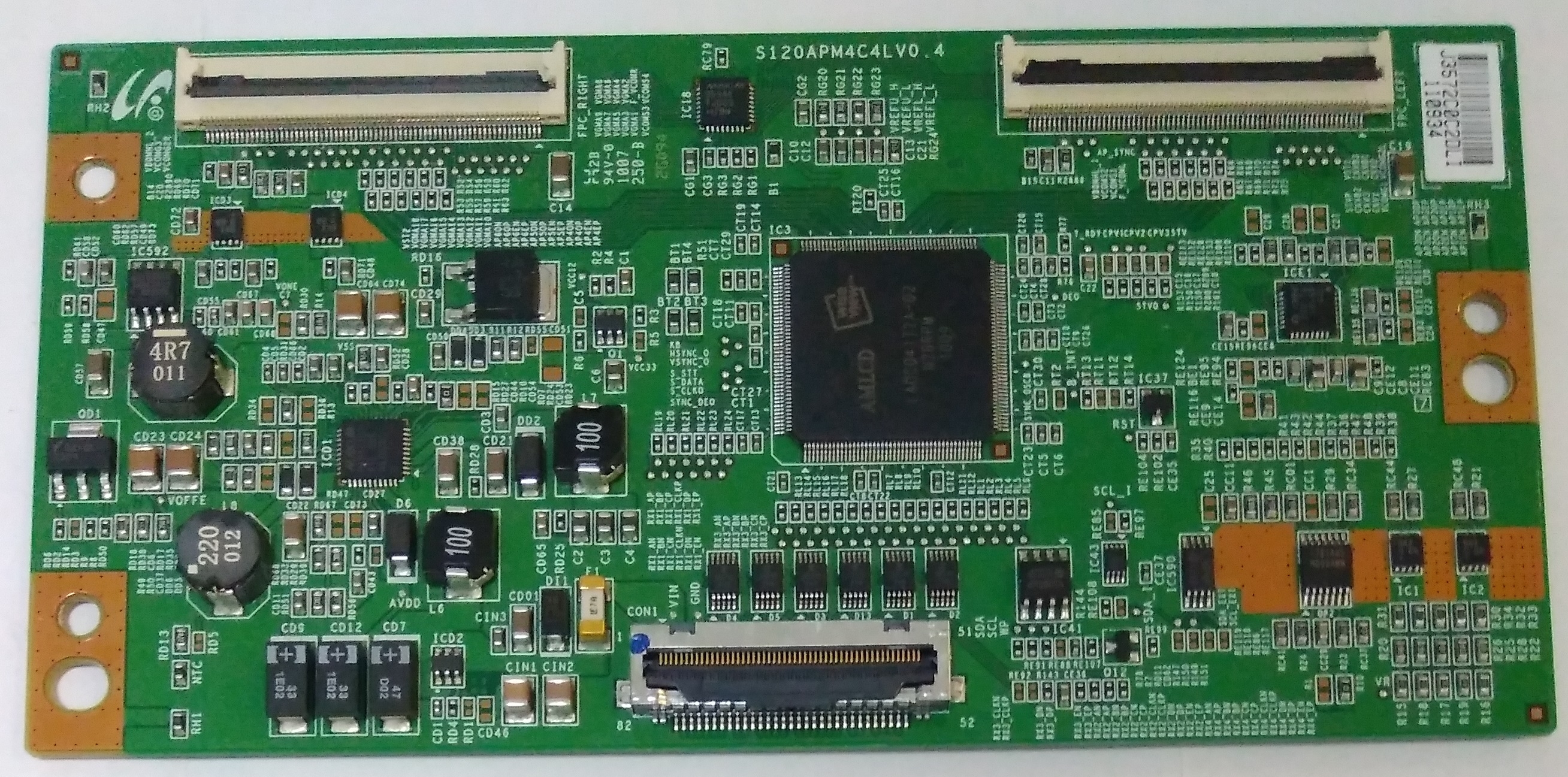 Módulo placa T-CON S120APM4C4LV0.4 para TV UE32C6530UW  Samsung TCON J3572C0C2DLI