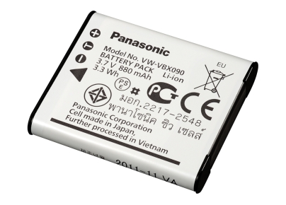 VW-VBX090E Bateria original PANASONIC  (Para  HX-WA2  )