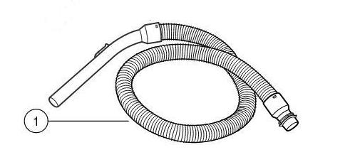 AMC8A92AM034 Tubo flexible aspiradora Panasonic MC-E8013 MC-E8011 MC-E8015