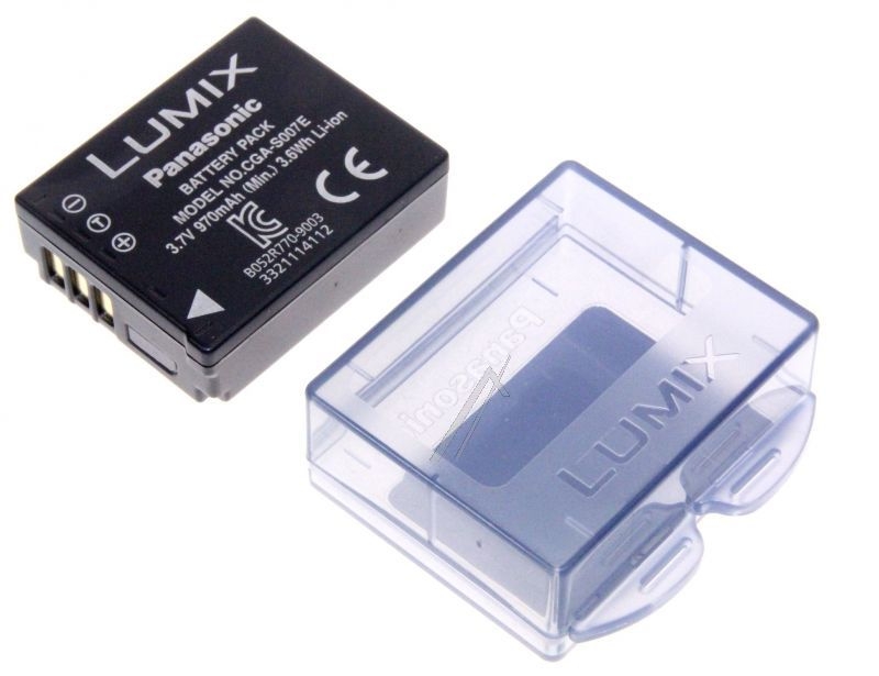 CGA-S007E,  Bateria para LUMIX series DMC-TZ1/2/3/4/5 original