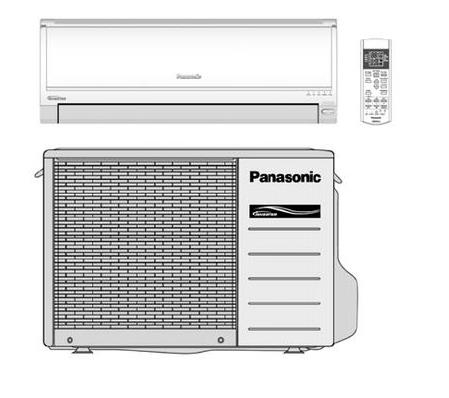 CS-CE7HKEW,CS-CE9HKEW,CS-CE12HKEW   Aire acondicionado Panasonic   accesorios y repuestos