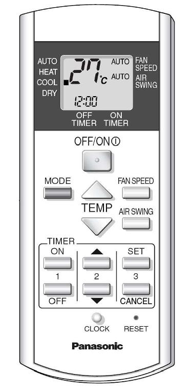 A75C2614, Mando Distancia PANASONIC = CWA75C2614 (=CWA75C2854)