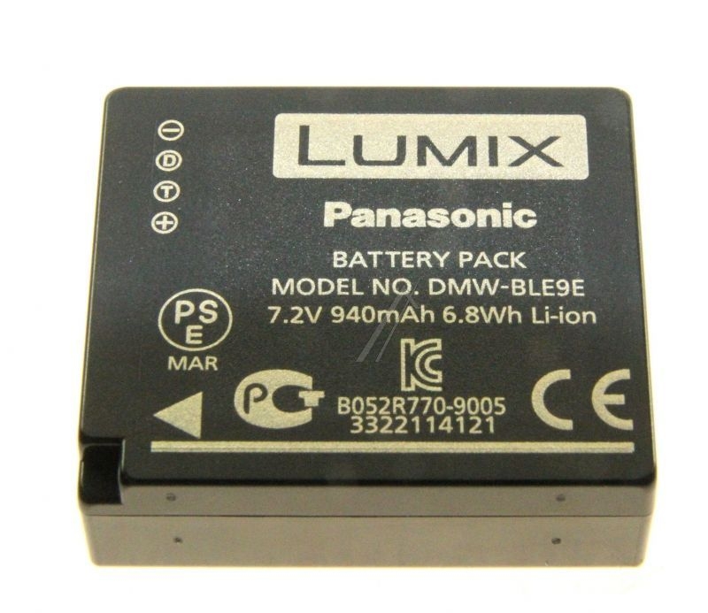 DMW-BLE9E Bateria original  PANASONIC-LUMIX