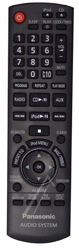 N2QAYB000522, Mando distancia PANASONIC para los modelos:SC-HC