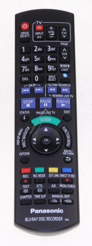 N2QAYB000614 Mando distancia original PANASONIC para los modelos:DMR-B