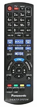 N2QAYB000630, Mando distancia PANASONIC para los modelos:SA-BT