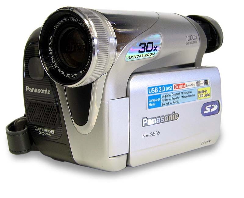Panasonic 3CCD Mini DV Videocámara híbrida Con Batería Probado Funcionando 