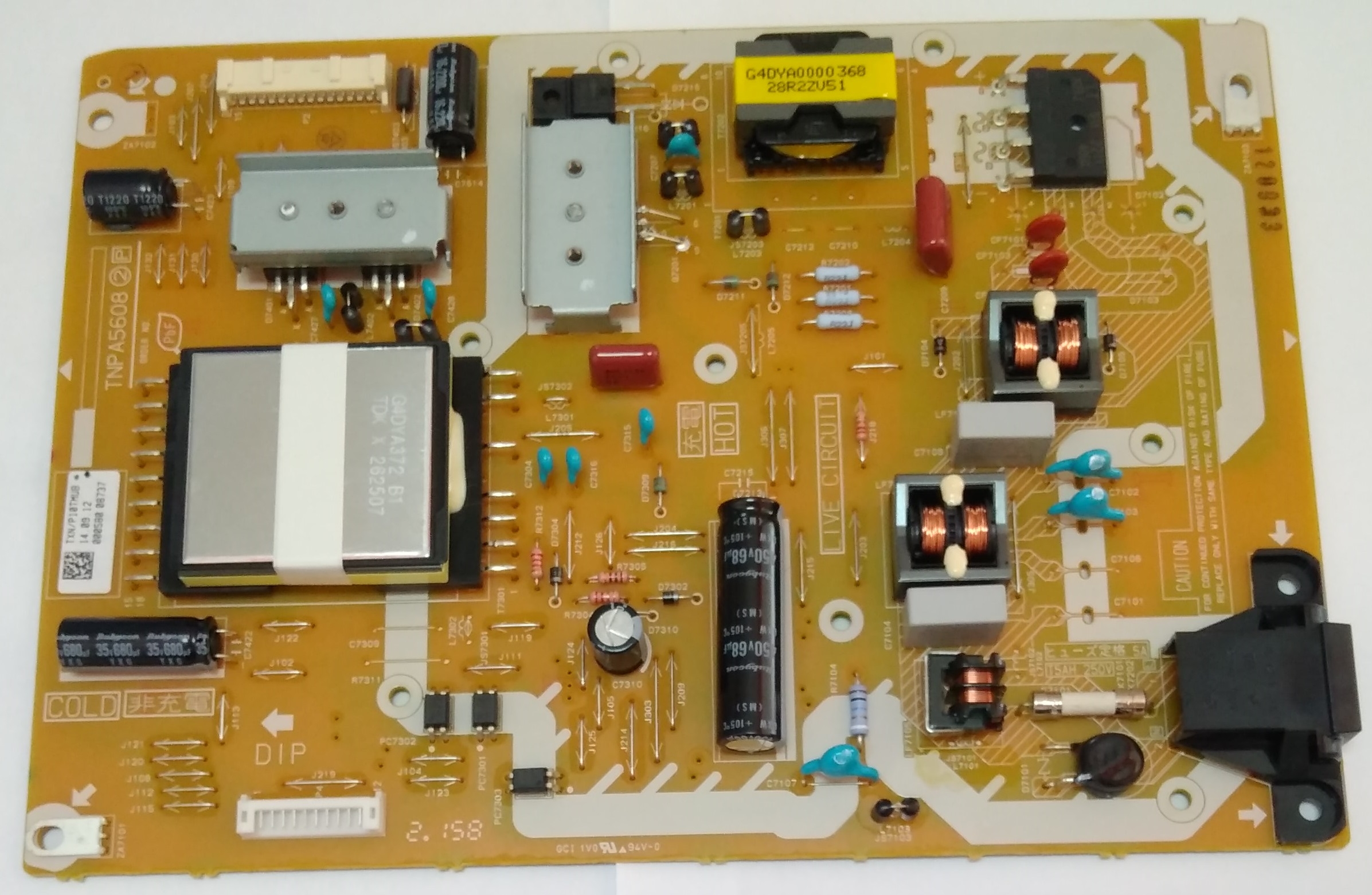 TNPA56082P = TXNP10TMUB módulo alimentación para TV PANASONIC TX-L42E5B POWER