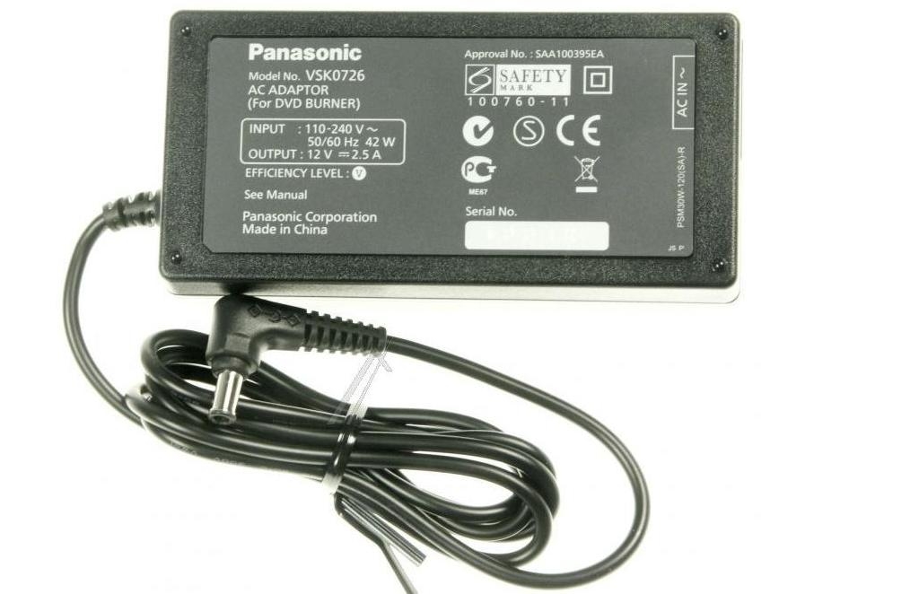 VSK0726  Adaptador de AC   Panasonic  original para:HC-X1000