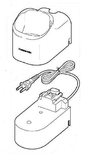 WES2265K7664 Adaptador cargador de bateria original Panasonic para ES-2265 ES2265 ES-2263 ES2263